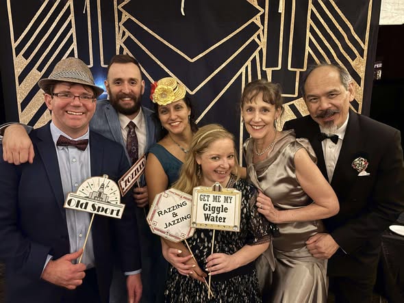 Fidgety Feet performers at Sips and Secrets 2025